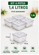 Organizador FreshBox para Geladeira