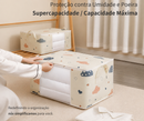 Caixa Organizadora Flexível Closet Roupa Cobertor Casacos Armário