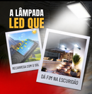 Refletor LED Solar com Sensor de Movimento autonomia 12hrs