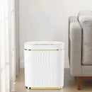 Lixeira Inteligente com Sensor, Luxo Leve para Casa, Automática, para Espaços Estreitos, com Tampa, Cesto de Lixo Elétrico