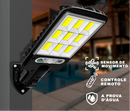 Refletor LED Solar com Sensor de Movimento autonomia 12hrs