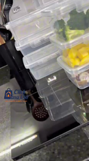 Kit Marmitas Fitness 900ml com Travas Laterais - Plástico Reutilizável, Alimentos, Organizadoras.