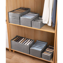 Organizador De Gavetas De Jeans Dobráveis/Roupas De Compartimento De Malha Economia De Espaço Em Casa ND-06/ND-07