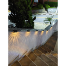 Luminária Led Arandela Solar Branco Quente IP65 Externo Preto Balizador Sobrepor VENTO