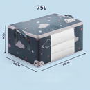 Caixa Organizadora Flexível Closet Roupa Cobertor Casacos Armário