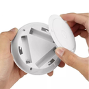 Kit 3 Lâmpadas Luminária De Led Spot Sem Fio Controle Remoto Cor Branco Pilha AAA